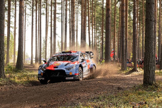IPA87133762 - Thierry Neuville (BEL) and Martijn Wydaeghe (BEL) in a Hyundai i20 N Rally1 from the Hyundai Shell Mobis World Rally Team in action during the FIA WRC, Motorsport Rallye, WM SECTO RALLY FINLAND in Jyväskylä, Finland, July 30–August 2, 2026.  Copyright: xFedericoxManoni IPAxSportx xx 87133762