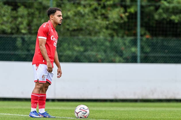 260731 Standard de Liege vs Arminia Bielefeld Adnane Abid (11) of Standard CL during a friendly soccer game in the preparations ahead of the Jupiler Pro League season 2026 - 2027 between Standard de Liege and Arminia Bielefeld from Germany on July 31 , 2026 in Liege, Belgium. (Photo by Stijn Audooren Isosport) Liege SL16 Football Campus Liege Belgium  Copyright: xIsosportxStijnxAudoorenx