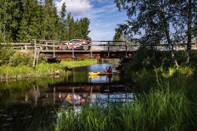 AUTO - WRC, Motorsport Rallye, WM - RALLY FINLAND 2026 01 SÃ bastien OGIER, Julien INGRASSIA, Toyota GR Yaris Rally1, action during the 2026 Rally Finland, 10th round of the 2026 WRC World Rally Car Championship, from July 30 to August 2, 2026 at Jyvaskyla, Finland - JyvaskylaFinland  Copyright: xNikosxKatikisx