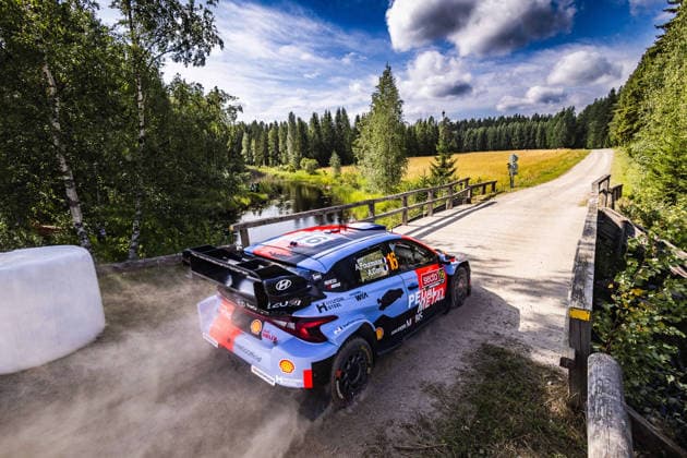 AUTO - WRC, Motorsport Rallye, WM - RALLY FINLAND 2026 16 Adrien FOURMAUX, Alexandre CORIA, Hyundai i20 N Rally1, action during the 2026 Rally Finland, 10th round of the 2026 WRC World Rally Car Championship, from July 30 to August 2, 2026 at Jyvaskyla, Finland - JyvaskylaFinland  Copyright: xNikosxKatikisx