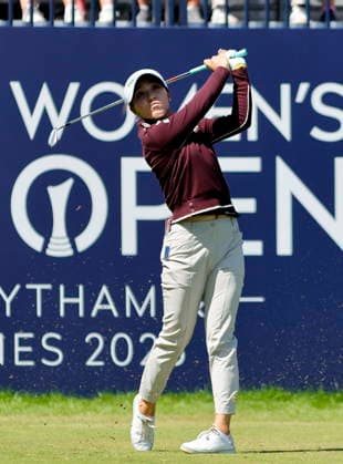 RECORD DATE NOT STATED 31st July 2026; Royal Lytham and St Annes Golf Club, Lytham St Annes, Lancashire, England; AIG Womens Open Championship Golf Day Two; Lydia Ko (NZ) starts her second round AlanxMartin