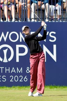 RECORD DATE NOT STATED 31st July 2026; Royal Lytham and St Annes Golf Club, Lytham St Annes, Lancashire, England; AIG Womens Open Championship Golf Day Two; Nelly Korda (USA) starts her second round AlanxMartin