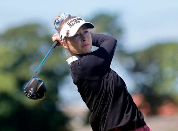 RECORD DATE NOT STATED 31st July 2026; Royal Lytham and St Annes Golf Club, Lytham St Annes, Lancashire, England; AIG Womens Open Championship Golf Day Two; Nelly Korda (USA) starts her second round AlanxMartin