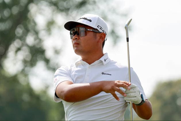 U.S. Senior Open Championship DETROIT, MICHIGAN - JULY 30: Ryo Hisatsune of Okayama, Japan hits from the 16th fairway during the first round of the Rocket Classic 2026 at the Detroit Golf Club in Detroit, Michigan, USA, July 30, 2026. Detoit Michian United States  Copyright: xAmyxLemusx originalFilename:lemus-ussenior260730_npzFL.jpg