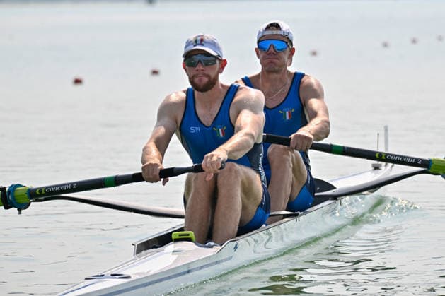 OTHER - Rowing - 2026 European Rowing Championships Photo by IPA ABACAPRESS.COM87135749 - Women s Double Sculls Heat 2: Diana Serebrianska and Yevheniia Dovhodko (UKR) during the 2026 European Rowing Championships, a rowing race in Varese, Italy, on July 31, 2026 Varese Italy  Copyright: xIPAxSport ABACAx