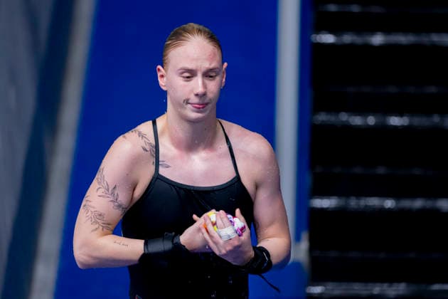 France, Paris, Centre Aquatique Olympique Metropole du Grand Paris, 31.07.2026, European Aquatics Junior Championships Swimming, Day 1 - Mixed Team Event Final, Pauline Alexandra Pfeif of Germany Photo by Eibner Pressefoto Tino Henschel European Aquatics Junior Championships Swimming, Day 1 - Mixed Team Event Final Paris *** France, Paris, Centre Aquatique Olympique Metropole du Grand Paris, July 31, 2026, European Junior Aquatics Championships – Swimming, Day 1 Mixed Team Event Final, Pauline Alexandra Pfeif of Germany. Photo by Eibner Pressefoto Tino Henschel. European Junior Aquatics Championships – Swimming, Day 1 Mixed Team Event Final, Paris Copyright: xEibnerxPressefotox