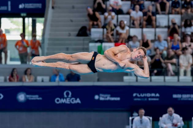 France, Paris, Centre Aquatique Olympique Metropole du Grand Paris, 31.07.2026, European Aquatics Junior Championships Swimming, Day 1 - Mixed Team Event Final, Moritz Linus Wesemann of Germany Photo by Eibner Pressefoto Tino Henschel European Aquatics Junior Championships Swimming, Day 1 - Mixed Team Event Final Paris *** France, Paris, Centre Aquatique Olympique Metropole du Grand Paris, July 31, 2026, European Junior Aquatics Championships – Swimming, Day 1 Mixed Team Event Final, Moritz Linus Wesemann of Germany. Photo by Eibner Pressefoto Tino Henschel. European Junior Aquatics Championships – Swimming, Day 1 Mixed Team Event Final, Paris Copyright: xEibnerxPressefotox