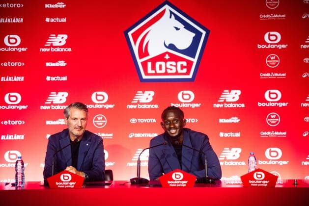 Football, France, OSC Lille, press conference