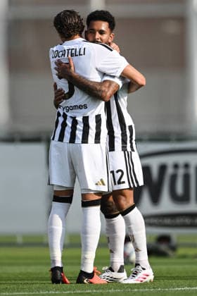 Mg Torino 31 07 2026 - amichevole Juventus-Nizza foto Matteo Gribaudi Image nella foto: esultanza gol Douglas Luiz 
