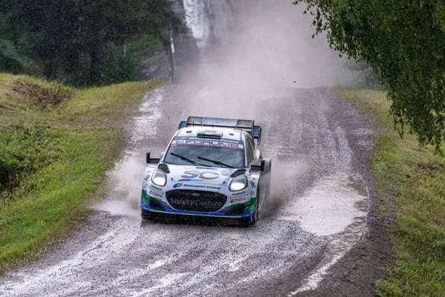 MOTORSPORTS - Rally - 2026 WRC, Motorsport Rallye, WM Rally Finland Photo by IPA ABACAPRESS.COM87139521 - Joshua McErlean (IRL) and Eoin Treacy (IRL) in an M Ford World Rally Team Ford Puma Rally1 in action during the FIA WRC SECTO RALLY FINLAND in Jyväskylä, Finland, July 30–August 2, 2026. Finland Finland  Copyright: xIPAxSport ABACAx