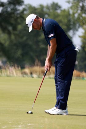 U.S. Senior Open Championship DETROIT, MICHIGAN - JULY 31: Rasmus Hojgaard of Denmark putts on the 11th green during the second round of the Rocket Classic 2026 at the Detroit Golf Club in Detroit, Michigan, USA, July 31, 2026. Detoit Michian United States  Copyright: xAmyxLemusx originalFilename:lemus-ussenior260731_npDcQ.jpg