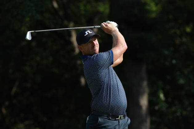 Rocket Classic DETROIT, MICHIGAN - JULY 31: Matt Wallace of England plays his tee shot on the 11th hole during the second round of the Rocket Classic 2026 at the Detroit Country Club in Detroit, Michigan, MI, USA Friday, July 31, 2026. Detroit Michigan United States  Copyright: xJorgexLemusx originalFilename:lemus-rocketcl260731_npRID.jpg