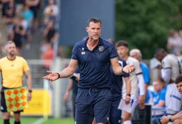 Fussball, Herren, Saison 2026 2027, Regionalliga Nordost (2. Spieltag), SV Babelsberg 03 - FC Carl Zeiss Jena, Trainer Marco Grote (FC Carl Zeiss Jena), 31.07. 2026, *** Soccer, Men s, 2026–2027 Season, Regionalliga Northeast, Matchday 2, SV Babelsberg 03 vs. FC Carl Zeiss Jena, Coach Marco Grote (FC Carl Zeiss Jena), July 31, 2026, Copyright: xMatthiasxKochx