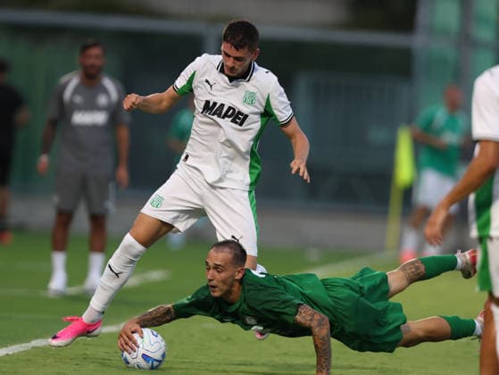 Sassuolo s Luca Lipani during the friendly match soccer match between Sassuolo and Folgore Caratese at the Enzo Ricci Stadiium in Sassuolo, Italy - Friday, July 31, 2026. - Soccer.  Copyright: xGiannixSantandrea LaPressex