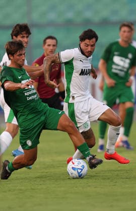 Sassuolo™s Filippo Missori during the friendly match soccer match between Sassuolo and Folgore Caratese at the Enzo Ricci Stadiium in Sassuolo, Italy - Friday, July 31, 2026. - Soccer.  Copyright: xGiannixSantandrea LaPressex