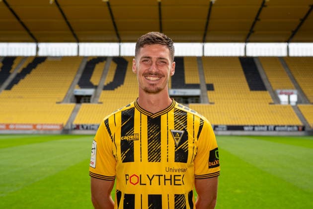 Danilo Wiebe; TSV Alemannia Aachen 1900 e. V.; 3. Liga, Portraettermin 2026 2027, GER, TSV Alemannia Aachen 1900 e. V., 3. Liga, Portraettermin 2026 2027 GER, TSV Alemannia Aachen 1900 e. V., 3. Liga, Portraettermin 2026 2027, Aachen *** Danilo Wiebe, TSV Alemannia Aachen 1900 e.V., 3rd Division, Photo Shoot 2026–2027, GER, TSV Alemannia Aachen 1900 e.V., 3rd Division, Photo Shoot 2026–2027, GER, TSV Alemannia Aachen 1900 e.V., 3rd Division, Photo Shoot 2026–2027, Aachen Copyright: xEibner-Pressefoto J.xDerondeaux EP_JDU