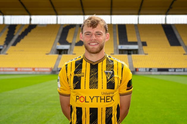 Mika Schroers; TSV Alemannia Aachen 1900 e. V.; 3. Liga, Portraettermin 2026 2027, GER, TSV Alemannia Aachen 1900 e. V., 3. Liga, Portraettermin 2026 2027 GER, TSV Alemannia Aachen 1900 e. V., 3. Liga, Portraettermin 2026 2027, Aachen *** Mika Schroers, TSV Alemannia Aachen 1900 e.V., 3rd Division, Photo Shoot 2026–2027, GER, TSV Alemannia Aachen 1900 e.V., 3rd Division, Photo Shoot 2026–2027, GER, TSV Alemannia Aachen 1900 e.V., 3rd Division, Photo Shoot 2026–2027, Aachen Copyright: xEibner-Pressefoto J.xDerondeaux EP_JDU