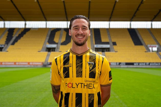 Petros Bagkalianis; TSV Alemannia Aachen 1900 e. V.; 3. Liga, Portraettermin 2026 2027, GER, TSV Alemannia Aachen 1900 e. V., 3. Liga, Portraettermin 2026 2027 GER, TSV Alemannia Aachen 1900 e. V., 3. Liga, Portraettermin 2026 2027, Aachen *** Petros Bagkalianis, TSV Alemannia Aachen 1900 e.V., 3. Liga, Photo Shoot 2026–2027, GER, TSV Alemannia Aachen 1900 e.V., 3rd Division, Photo Shoot 2026–2027, GER, TSV Alemannia Aachen 1900 e.V., 3rd Division, Photo Shoot 2026–2027, Aachen Copyright: xEibner-Pressefoto J.xDerondeaux EP_JDU