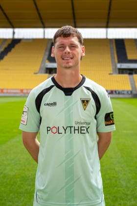 Stefan Bajic; TSV Alemannia Aachen 1900 e. V.; 3. Liga, Portraettermin 2026 2027, GER, TSV Alemannia Aachen 1900 e. V., 3. Liga, Portraettermin 2026 2027 GER, TSV Alemannia Aachen 1900 e. V., 3. Liga, Portraettermin 2026 2027, Aachen *** Stefan Bajic, TSV Alemannia Aachen 1900 e.V., 3rd Division, Photo Shoot 2026–2027, GER, TSV Alemannia Aachen 1900 e.V., 3rd Division, Photo Shoot 2026–2027, GER, TSV Alemannia Aachen 1900 e.V., 3rd Division, Photo Shoot 2026–2027, Aachen Copyright: xEibner-Pressefoto J.xDerondeaux EP_JDU