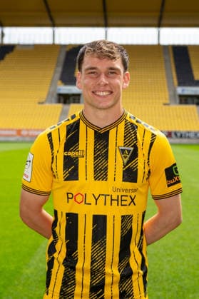 Marius Wegmann; TSV Alemannia Aachen 1900 e. V.; 3. Liga, Portraettermin 2026 2027, GER, TSV Alemannia Aachen 1900 e. V., 3. Liga, Portraettermin 2026 2027 GER, TSV Alemannia Aachen 1900 e. V., 3. Liga, Portraettermin 2026 2027, Aachen *** Marius Wegmann, TSV Alemannia Aachen 1900 e.V., 3rd Division, Photo Shoot 2026–2027, GER, TSV Alemannia Aachen 1900 e.V., 3rd Division, Photo Shoot 2026–2027, GER, TSV Alemannia Aachen 1900 e.V., 3rd Division, Photo Shoot 2026–2027, Aachen Copyright: xEibner-Pressefoto J.xDerondeaux EP_JDU