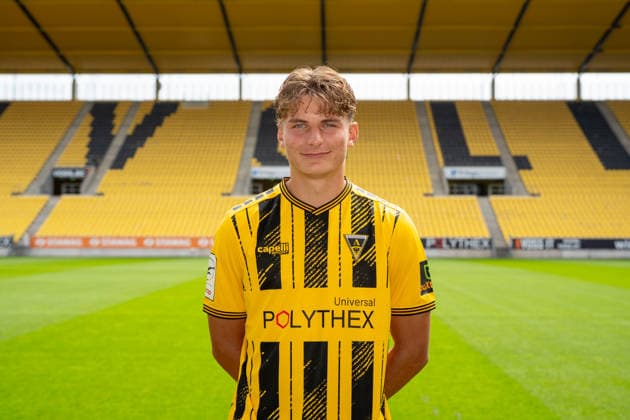 Matti Wagner; TSV Alemannia Aachen 1900 e. V.; 3. Liga, Portraettermin 2026 2027, GER, TSV Alemannia Aachen 1900 e. V., 3. Liga, Portraettermin 2026 2027 GER, TSV Alemannia Aachen 1900 e. V., 3. Liga, Portraettermin 2026 2027, Aachen *** Matti Wagner, TSV Alemannia Aachen 1900 e.V., 3rd Division, Photo Shoot 2026–2027, GER, TSV Alemannia Aachen 1900 e.V., 3rd Division, Photo Shoot 2026–2027, GER, TSV Alemannia Aachen 1900 e.V., 3rd Division, Photo Shoot 2026–2027, Aachen Copyright: xEibner-Pressefoto J.xDerondeaux EP_JDU