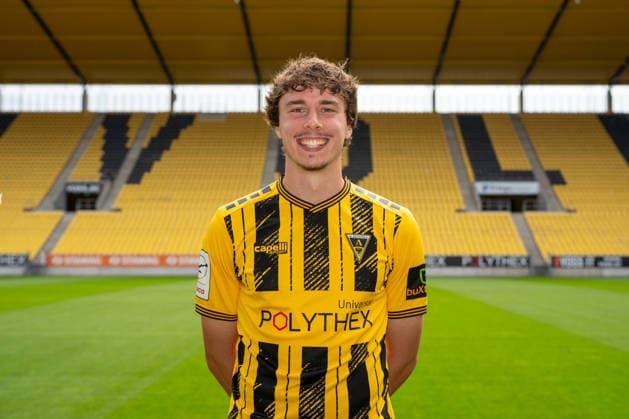 Louis Köster; TSV Alemannia Aachen 1900 e. V.; 3. Liga, Portraettermin 2026 2027, GER, TSV Alemannia Aachen 1900 e. V., 3. Liga, Portraettermin 2026 2027 GER, TSV Alemannia Aachen 1900 e. V., 3. Liga, Portraettermin 2026 2027, Aachen *** Louis Köster, TSV Alemannia Aachen 1900 e.V., 3rd Division, Photo Shoot 2026–2027, GER, TSV Alemannia Aachen 1900 e.V., 3rd Division, Photo Shoot 2026–2027, GER, TSV Alemannia Aachen 1900 e.V., 3rd Division, Photo Shoot 2026–2027, Aachen Copyright: xEibner-Pressefoto J.xDerondeaux EP_JDU