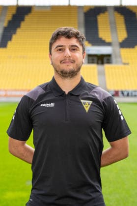 Youssef Baaoui; Physiotherapeut; TSV Alemannia Aachen 1900 e. V.; 3. Liga, Portraettermin 2026 2027, GER, TSV Alemannia Aachen 1900 e. V., 3. Liga, Portraettermin 2026 2027 GER, TSV Alemannia Aachen 1900 e. V., 3. Liga, Portraettermin 2026 2027, Aachen *** Youssef Baaoui, Physical Therapist, TSV Alemannia Aachen 1900 e.V., 3rd Division, Photo Shoot 2026–2027, GER, TSV Alemannia Aachen 1900 e.V., 3rd Division, Photo Shoot 2026–2027, GER, TSV Alemannia Aachen 1900 e.V., 3rd Division, Photo Shoot 2026–2027, Aachen Copyright: xEibner-Pressefoto J.xDerondeaux EP_JDU