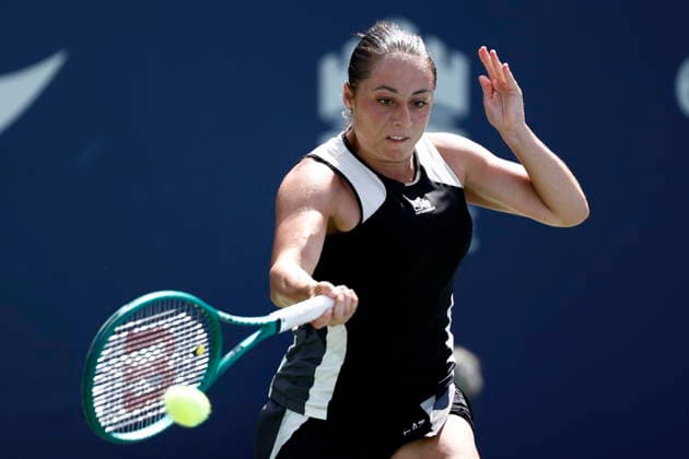 Washington DC Open tennis tounament Elisabetta Cocciaretto of Italy in action during her quarterfinal match against Naomi Osaka of Japan at the Washington DC Open tennis tounament, Washington, DC, USA, 31 July 2026. WASHINGTON DC UNITED STATES  Copyright: xWILLxOLIVERx