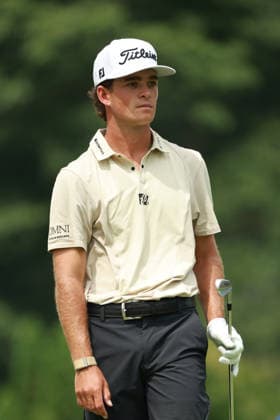 Rocket Classic DETROIT, MICHIGAN - JULY 31: Jackson Koivun of the United States plays his tee shot on the 9th hole during the second round of the Rocket Classic 2026 at the Detroit Country Club in Detroit, Michigan, MI, USA Friday, July 31, 2026. Detroit Michigan United States  Copyright: xJorgexLemusx originalFilename:lemus-rocketcl260731_npA8n.jpg