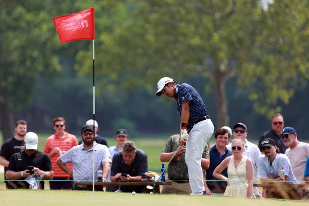 U.S. Senior Open Championship DETROIT, MICHIGAN - JULY 31: Takumi Kanaya of Hiroshima, Japan putts on the 10th green during the second round of the Rocket Classic 2026 at the Detroit Golf Club in Detroit, Michigan, USA, July 31, 2026. Detoit Michian United States  Copyright: xAmyxLemusx originalFilename:lemus-ussenior260731_npRAq.jpg