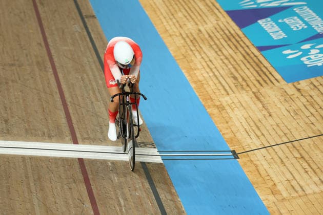 July 31, 2026, Glasgow, Scotland, Great Britain: JOSIE KNIGHT of England in the Track cycling, Rad, Radsport, Bahnrad, Bahn Women s 4000m Individual Pursuit Final of the Commonwealth Games Glasgow 2026 in Glasgow, Scotland. Commowealth Games 2026: Track Cycling  - ZUMAc179 20260731_zep_c179_224 Copyright: xMickaelxChavetx