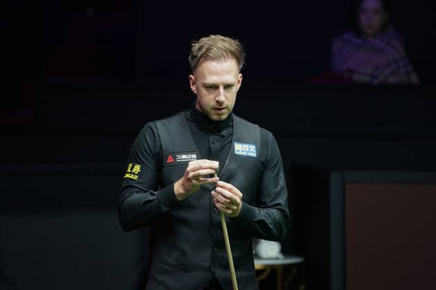 SHANGHAI, CHINA - JULY 31: Judd Trump of England chalks the cue in the semifinal match against Wu Yize of China on Day 5 of the 2026 Snooker Shanghai Masters at Luwan Gymnasium on July 31, 2026 in Shanghai, China.  Copyright: xTaixChengzhex 111657404972