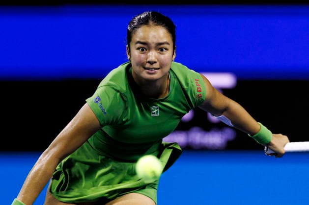 Washington DC Open tennis tournament Alexandra Eala of the Philippines in action against Elina Svitolina of Ukraine during their quarter-final match at the Washington DC Open tennis tournament, in Washington, DC, USA, 31 July 2026. WASHINGTON DC UNITED STATES  Copyright: xWILLxOLIVERx