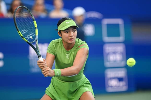 July 31, 2026, Washington, D.C, U.S: ALEXANDRA EALA hits a backhand during her match against Elina Svitolina at the Rock Creek Tennis Center. Tennis 2026 - Mubadala Open  - ZUMAg196 20260731_zap_g196_032 Copyright: xKylexGustafsonx