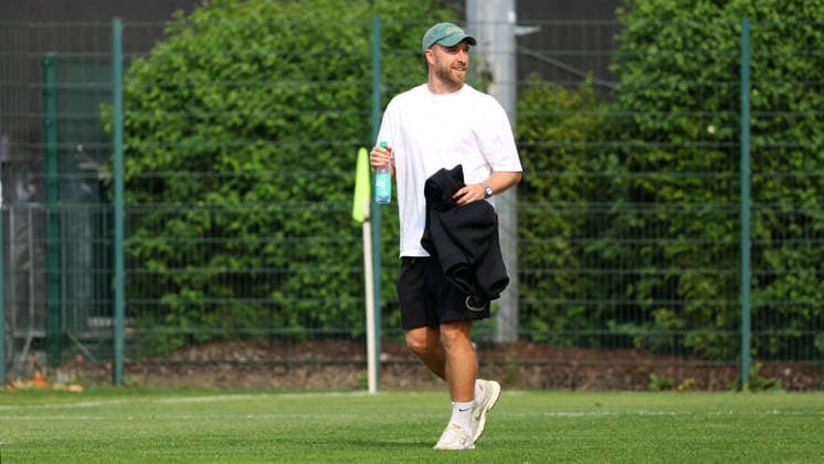 VfL vs. SC Telstar, Friendly Match in Wolfsburg, July 31, 2026, Soccer, Men s, 2026–2027 Season, Friendly Match, VfL Wolfsburg vs. SC Telstar, Christian Eriksen, VfL Wolfsburg, VW Arena, Germany