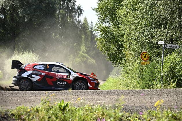 LKS 20260801 Sami Pajari of Finland during the special stage Leustu 1at the WRC, Motorsport Rallye, WM Rally Finland in Jyväskylä, Finland on August 1, 2026. - RONI REKOMAA Jyväskylä Finland Nrfxt9uBnB4  Copyright: xRonixRekomaax Nrfxt9uBnB4