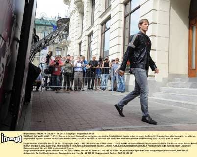 Football, EURO 2012, Departure National Team Russia