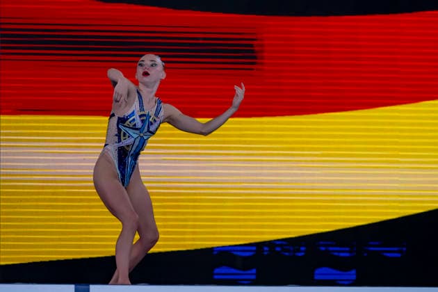 France, Paris, Centre Aquatique Olympique Metropole du Grand Paris, 01.08.2026, European Aquatics Championships Artistic Swimming, Day 1, Women Solo Free Preliminary, Klara Bleyer of Germany Photo by Eibner Pressefoto Tino Henschel European Aquatics Championships Artistic Swimming, Day 1, Women Solo Free Preliminary Paris *** France, Paris, Centre Aquatique Olympique Metropole du Grand Paris, August 1, 2026, European Aquatics Championships – Artistic Swimming, Day 1, Women’s Solo Free Preliminary, Klara Bleyer of Germany. Photo by Eibner Pressefoto Tino Henschel. European Aquatics Championships – Artistic Swimming, Day 1, Women’s Solo Free Preliminary, Paris Copyright: xEibnerxPressefotox