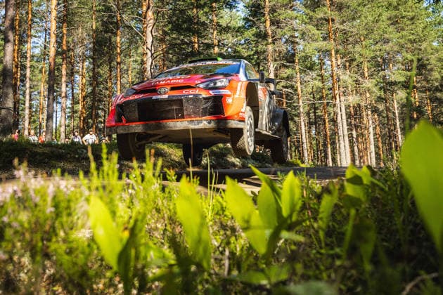 AUTO - WRC, Motorsport Rallye, WM - RALLY FINLAND 2026 33 Elfyn EVANS, Scott MARTIN, Toyota GR Yaris Rally1, action during the 2026 Rally Finland, 10th round of the 2026 WRC World Rally Car Championship, from July 30 to August 2, 2026 at Jyvaskyla, Finland - JyvaskylaFinland  Copyright: xNikosxKatikisx