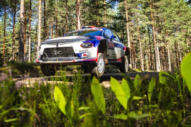 AUTO - WRC, Motorsport Rallye, WM - RALLY FINLAND 2026 21 LÃ o ROSSEL, Guillaume MERCOIRET, Lancia Ypsilon HF, action during the 2026 Rally Finland, 10th round of the 2026 WRC World Rally Car Championship, from July 30 to August 2, 2026 at Jyvaskyla, Finland - JyvaskylaFinland  Copyright: xNikosxKatikisx