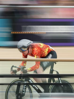 Glasgow 2026 Commonwealth Games Picture by Alex Whitehead SWpix.com - 01 08 2026 - Glasgow 2026 Commonwealth Games - Track cycling, Rad, Radsport, Bahnrad, Bahn and Para Track Cycling - Sir Chris Hoy Velodrome, Glasgow, Scotland - Men s 10km Scratch Race - Qualifying Round - Matthew Bostock of Isle of Man Glasgow Sir Chris Hoy Velodrome Scotland Copyright: x xSWpix.comx(t axPhotographyxHubxLtd)xAlexxWhitehead SWpix.comx SWP-3030-17004