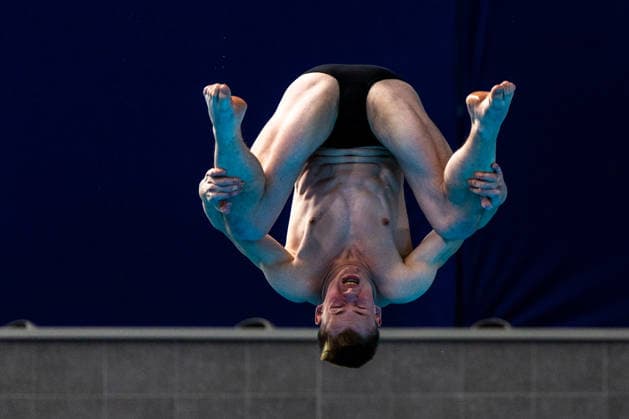 SWIMMING - EAC 2026 PARIS,FRANCE,01.AUG.26 - SWIMMING - European Aquatics Championships Paris 2026, diving, 1m springboard, men. Image shows Jonathan Schauer (GER).  GEPAxpictures xPhilippxBrem
