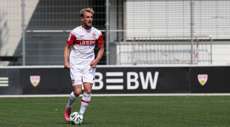 2026.08.01, Deutschland, Stuttgart, Fußball VfB Stuttgart II vs. FC Astoria Walldorf, Alexander Groiß (VfB) *** August 1, 2026, Germany, Stuttgart, Soccer: VfB Stuttgart II vs. FC Astoria Walldorf, Alexander Groiß (VfB)