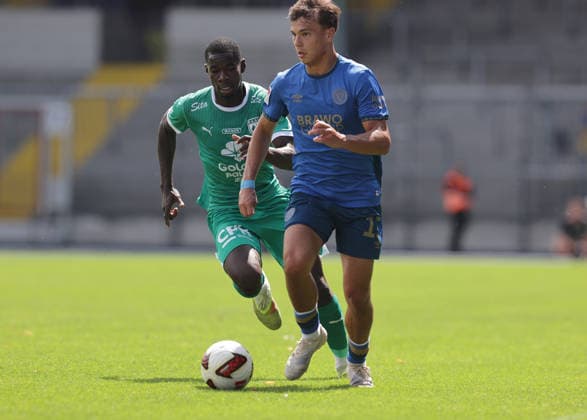Football, friendly match, Eintracht Braunschweig v Raal La Louvière