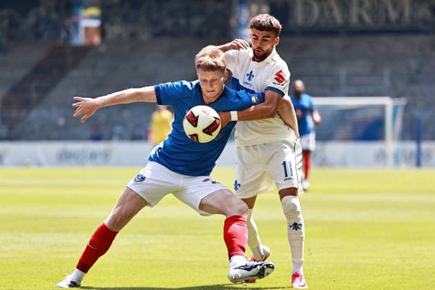 Football, friendly match, SV Darmstadt 98 v FC Portsmouth