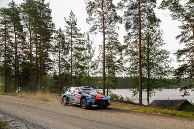 MOTORSPORTS - Rally - WRC, Motorsport Rallye, WM Secto Rally Finland Photo by IPA ABACAPRESS.COM87154462 - Adrien Fourmaux (FRA) and Alexandre Coria (FRA) in a Hyundai i20 N Rally1 from the Hyundai Shell Mobis World Rally Team in action during the FIA WRC SECTO RALLY FINLAND in Jyväskylä, Finland, July 30–August 2, 2026. Finland Finland  Copyright: xIPAxSport ABACAx