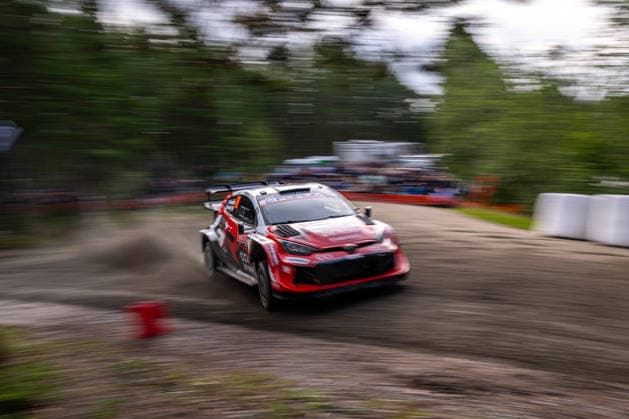 MOTORSPORTS - Rally - WRC, Motorsport Rallye, WM Secto Rally Finland Photo by IPA ABACAPRESS.COM87154463 - Takamoto Katsuta (JPN) and Aaron Johnston (IRL) in a Toyota GR Yaris Rally1 from Toyota Gazoo Racing WRT in action during the FIA WRC SECTO RALLY FINLAND in Jyväskylä, Finland, July 30–August 2, 2026. Finland Finland  Copyright: xIPAxSport ABACAx