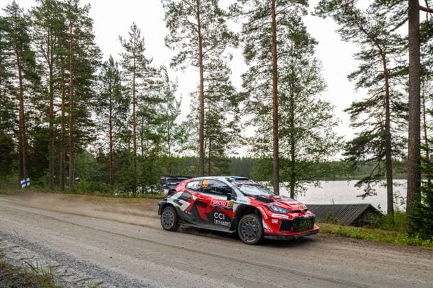 IPA87154668 - Joshua McErlean (IRL) and Eoin Treacy (IRL) in an M Ford World Rally Team Ford Puma Rally1 in action during the FIA WRC, Motorsport Rallye, WM SECTO RALLY FINLAND in Jyväskylä, Finland, July 30–August 2, 2026.  Copyright: xFedericoxManoni IPAxSportx xx 87154668