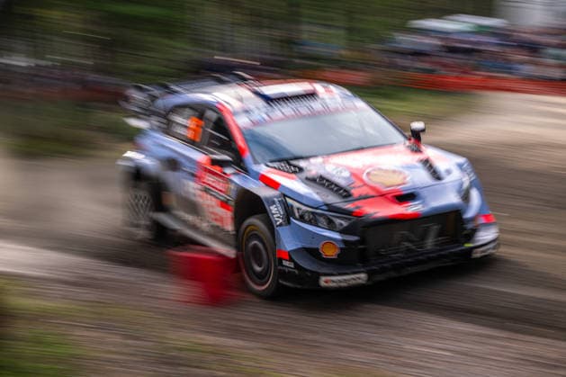 IPA87154664 - Adrien Fourmaux (FRA) and Alexandre Coria (FRA) in a Hyundai i20 N Rally1 from the Hyundai Shell Mobis World Rally Team in action during the FIA WRC, Motorsport Rallye, WM SECTO RALLY FINLAND in Jyväskylä, Finland, July 30–August 2, 2026.  Copyright: xFedericoxManoni IPAxSportx xx 87154664