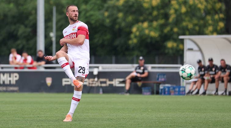 2026.08.01, Deutschland, Stuttgart, Fußball VfB Stuttgart II vs. FC Astoria Walldorf, Dominik Nothnagel (VfB) *** August 1, 2026, Germany, Stuttgart, Soccer: VfB Stuttgart II vs. FC Astoria Walldorf, Dominik Nothnagel (VfB)
